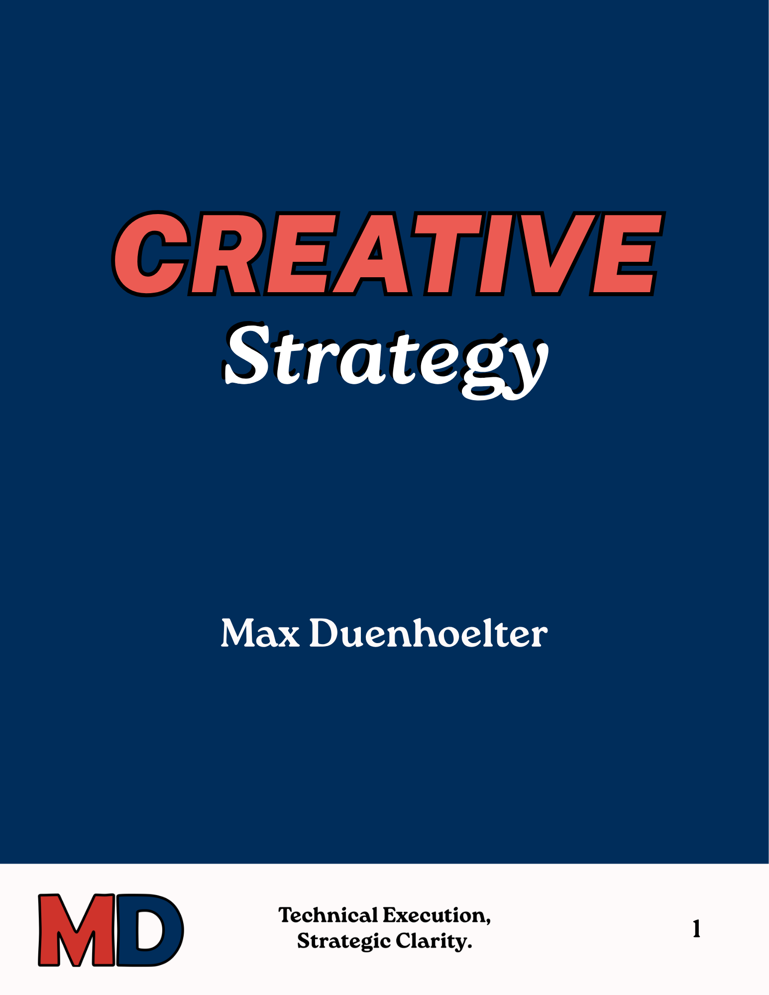 IMC Personal Brand Creative Strategy